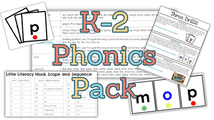 Product image for K-2 Phonics Pack 