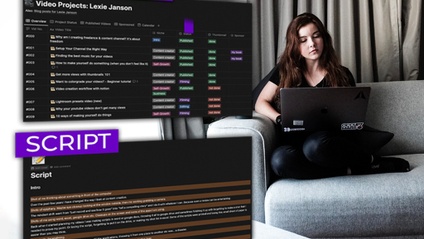 Product image for Content Creator Notion template