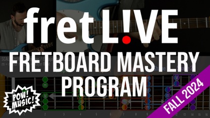 Product image for The fretLIVE Fretboard Mastery Program (FALL 2024)