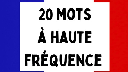 Product image for 20 French High Frequency Words For Classroom Display