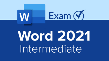Product image for Word 2021 Intermediate Exam