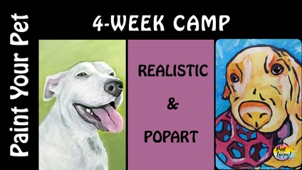 Product image for CAMP: Paint YOUR Pet - 4-week Camp (Mentor with Lovejoy)