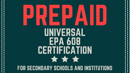 Product image for Prepaid EPA 608 Universal Certification