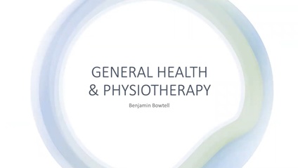 Product image for General Health Assessment and Management in Physiotherapy