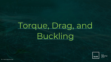 Product image for Individual Modules: Torque, Drag, and Buckling
