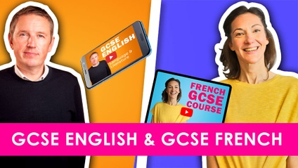Product image for GCSE English and French Revision Course Bundle