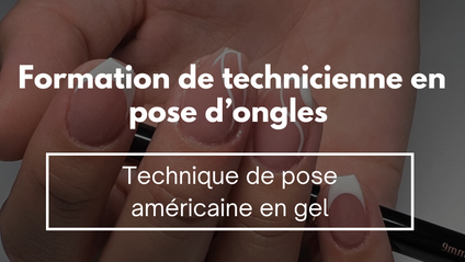 Product image for La formation professionnelle de pose américaine en gel 