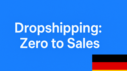 Product image for Dropshipping: Zero to Sales - Deutsch