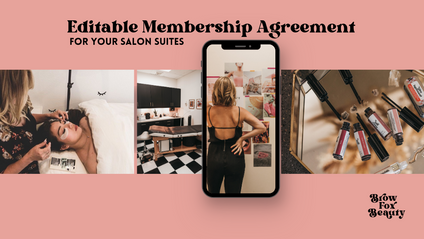 Product image for Editable Membership Contract for your Salon Suite Members