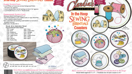 Product image for Claudia's "In the Hoop" Sewing Essentials