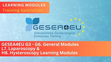 Product image for GESEA4EU G3 - G6 | L7 | H8. Laparoscopy and Hysteroscopy For Training Specialists*