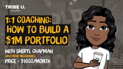 Product image for 1:1 Coaching: How To Build A $1M Portfolio