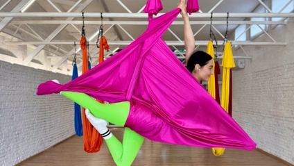 Product image for Aerial Yoga Level 1, Level 2, Level 3 and Yin Courses Bundle with 30% OFF