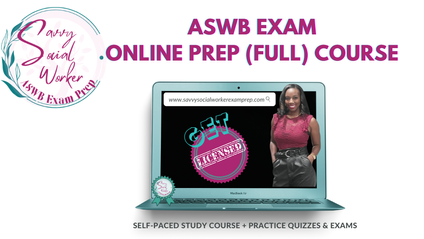 Product image for Savvy Social Worker Exam Prep Full Course