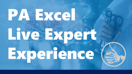 Product image for PA Excel Live Expert Experience: This course will remain open even after you complete the first session you may return as you wish.
