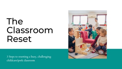 Product image for The PreK Classroom Reset