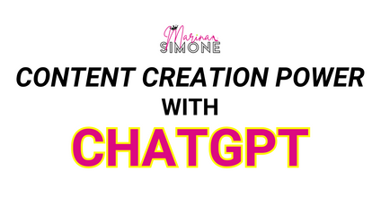 Product image for Content Creation Power With Chat GPT