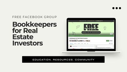 Product image for FREE Facebook Group: Bookkeepers for Real Estate Investors