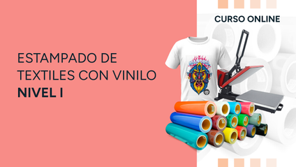 Product image for Estampado de textiles con vinilo nivel I