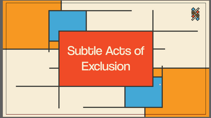 Product image for 🌟 NEW! 🌟 Subtle Acts of Exclusion