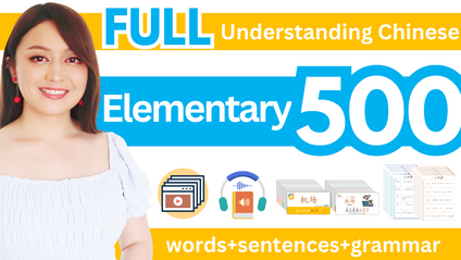 Product image for NEW3.0 HSK1: 500 Chinese Words + Sentences with accurate explanations 