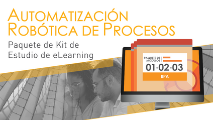 Product image for Automatización Robótica de Procesos (Paquete de Kit de Estudio de eLearning)