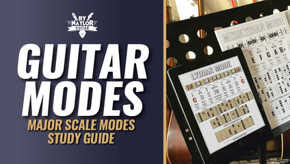 Product image for Guitar Modes Guide PDF