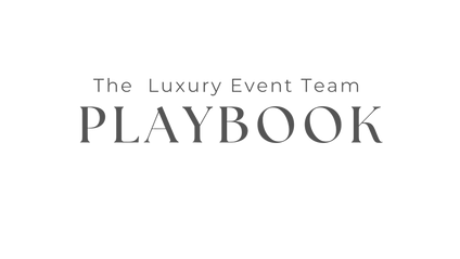 Product image for Luxury Event Team Playbook