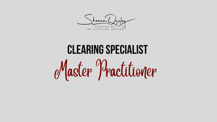 Product image for Clearing L3 - Master Practitioner