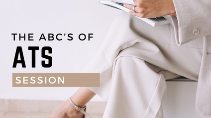 Product image for The ABC’s of ATS Session