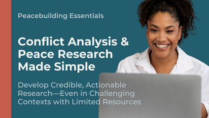 Product image for Conflict Analysis and Peace Research Made Simple