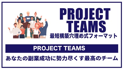 Product image for PROJECT TEAMS～最短構築穴埋め式フォーマット～