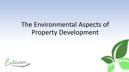 Product image for Environmental Aspects of Property Development