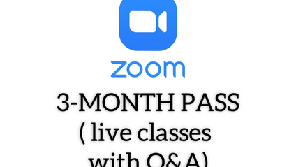 Product image for ZOOM ONLY: 3 PASSES