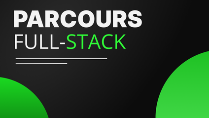 Product image for Parcours Full-Stack 🎓