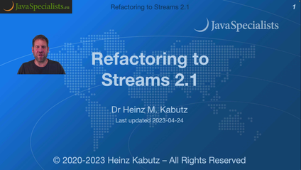 Product image for Refactoring to Streams 2.1