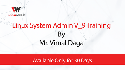 Product image for Linux System Admin Ver_9 Training by Mr. Vimal Daga