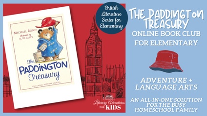 Product image for The Paddington Treasury Online Book Club ~British Literature Series for Elementary