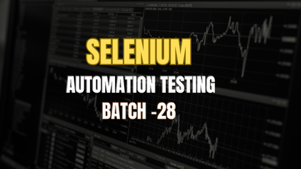 Product image for Selenium Automation Testing Course - Batch 28