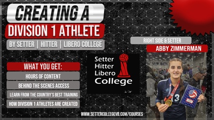 Product image for Right Side & Setter: Abby Zimmerman | "Creating A" Division 1 Athlete