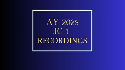 Product image for AY 2025 H2 JC1 Lesson Recording