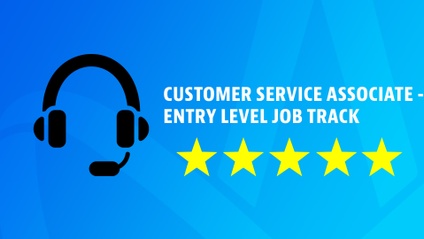 Product image for Customer Service Associate Entry - Job Track