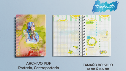 Product image for Libreta Bolsillo Diseño de Limones