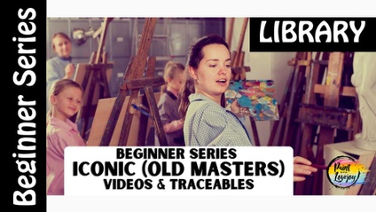 Product image for LIBRARY: Beginner Painters -ICONIC (great for Teachers)