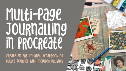 Product image for PRO 064 - Multi Page Art Journal in Procreate