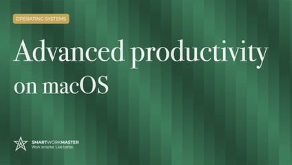 Product image for Advanced productivity on macOS