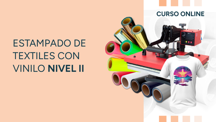 Product image for Estampado de textiles con vinilo nivel II