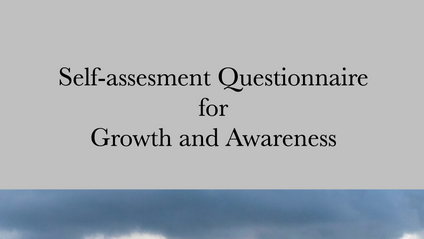 Product image for Self-assessment Questionnaire for Growth and Awareness