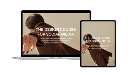 Product image for The Design Course for Social Media