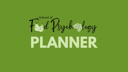Product image for School of Food Psychology PLANNER